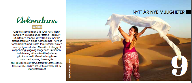 Ørkenopplevelser, yoga og magedans i Marokko